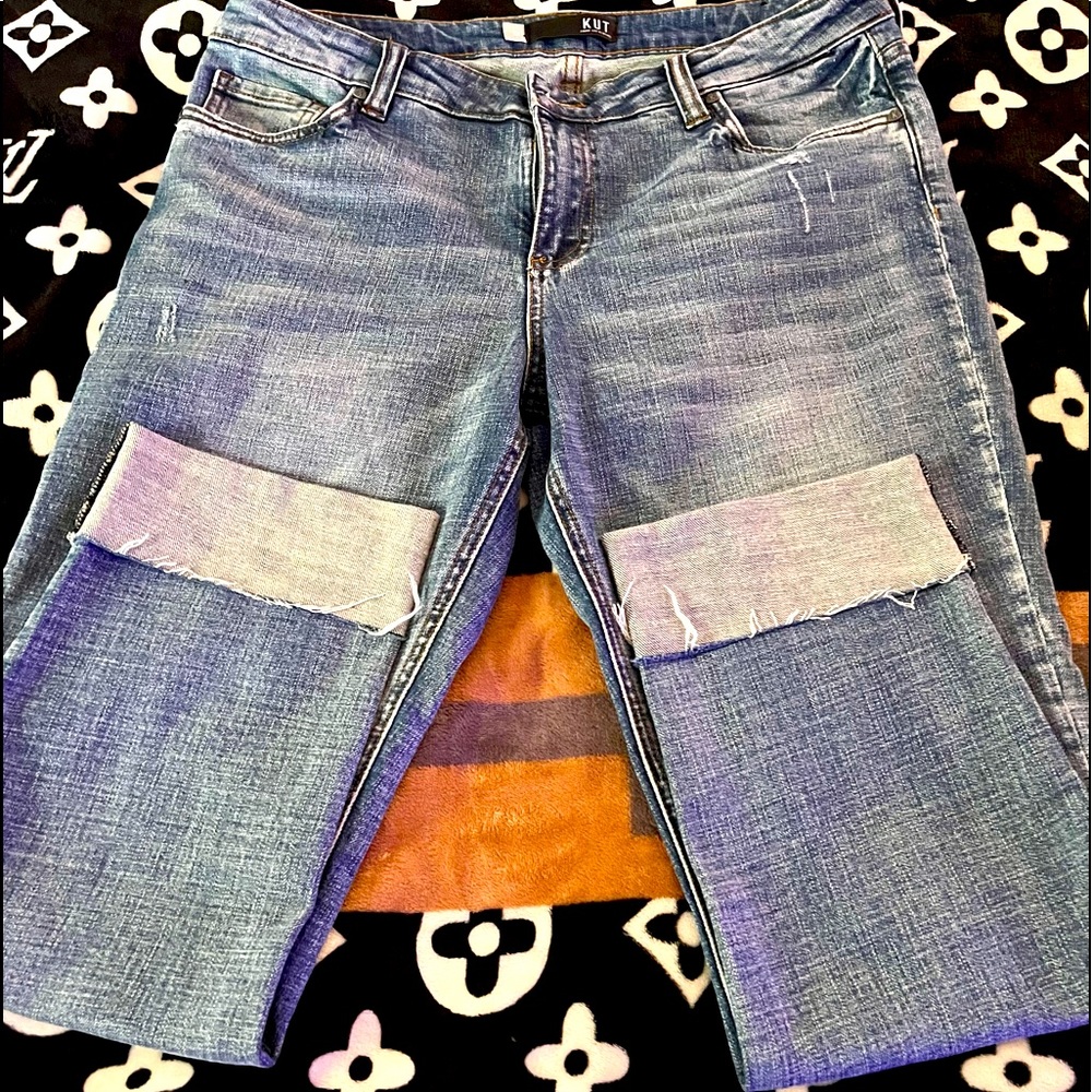 Size 12 KUT girlfriend jeans